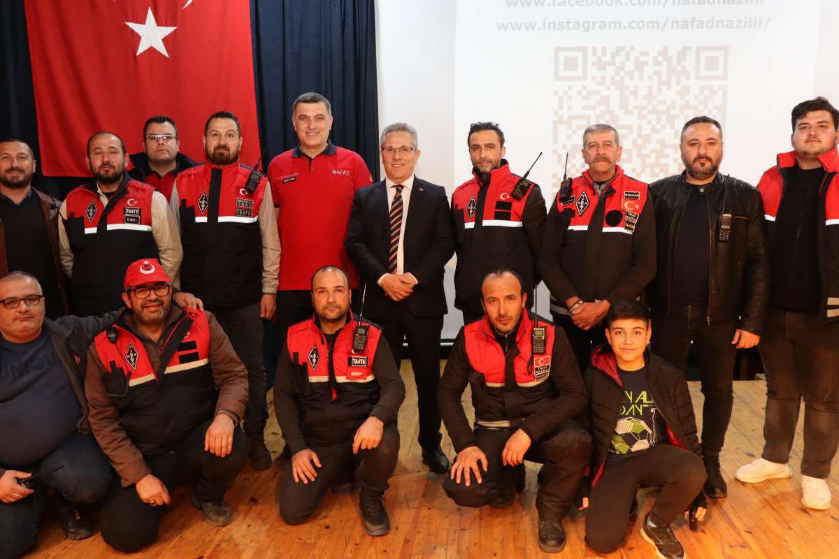Nazilli'de deprem anma ve farkındalık eğitimi yapıldı
